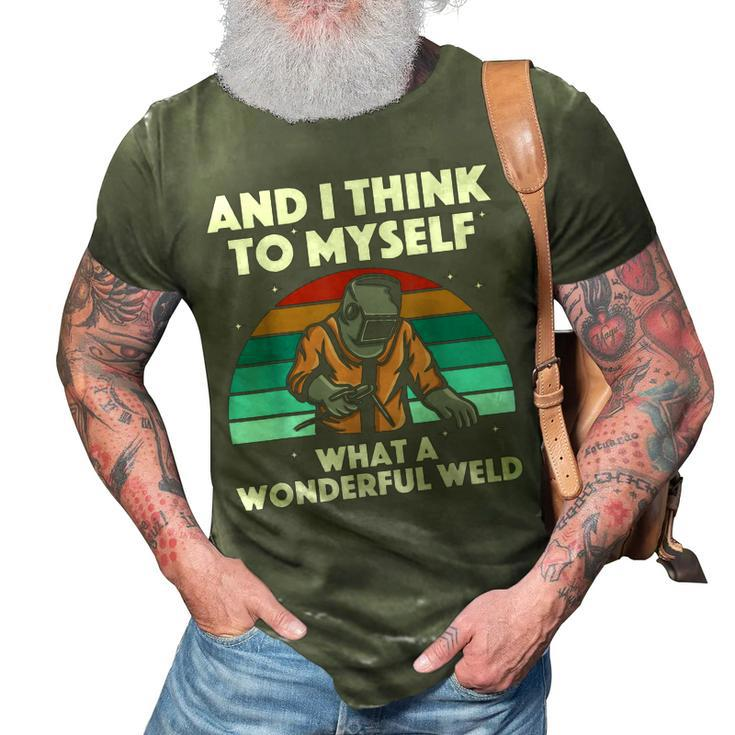 Best Welding Art Men Women Arc Welder Pipeliner Ironworker  3D Print Casual Tshirt