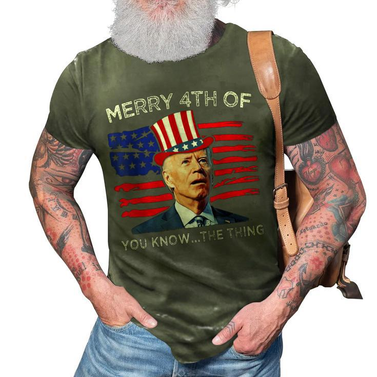 Biden 4Th Of July  | Joe Biden Happy Fathers Day Funny  3D Print Casual Tshirt