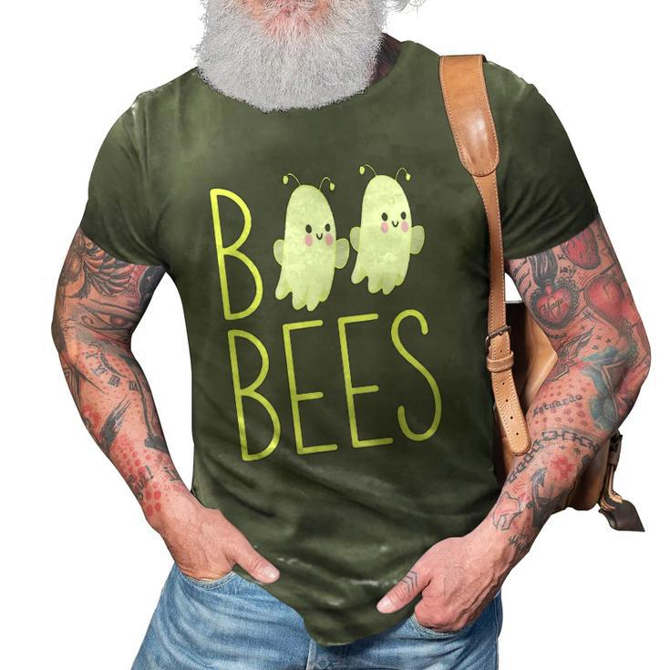 Boo Bees Halloween Costume Funny Bees Tee Women 3D Print Casual Tshirt