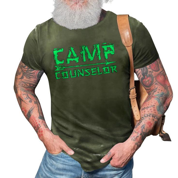 Camp Counselor Camping Camper Gift 3D Print Casual Tshirt