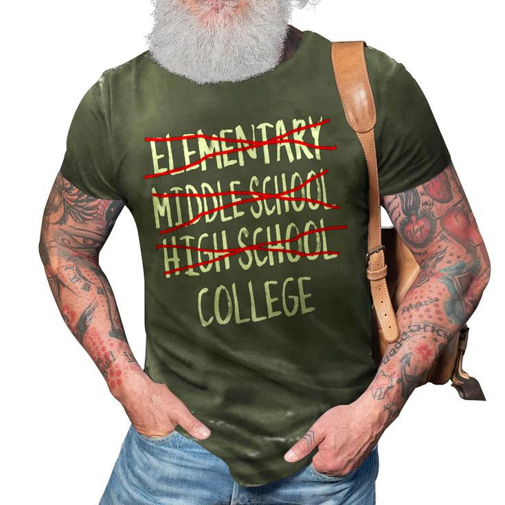Check Mark 12Th Grade Graduation 2022 High School Graduation  3D Print Casual Tshirt