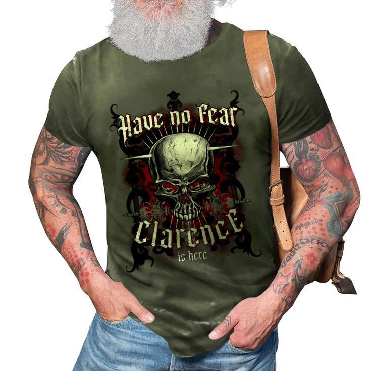 Clarence Name Shirt Clarence Family Name 3D Print Casual Tshirt