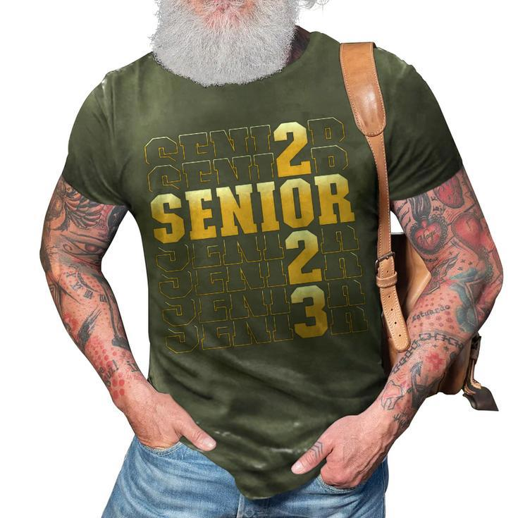 Class Of 2023 Senior 2023 Graduation Or First Day Of School  3D Print Casual Tshirt