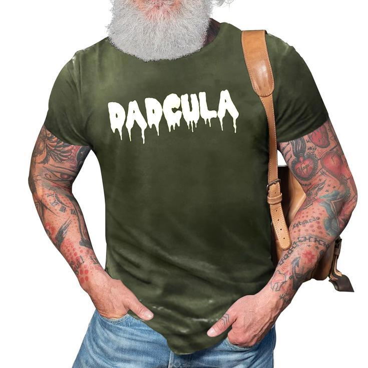 Dadcula Dracula Monster Halloween Costume 3D Print Casual Tshirt