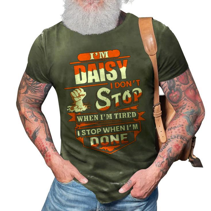 Daisy Name Gift   Im Daisy 3D Print Casual Tshirt