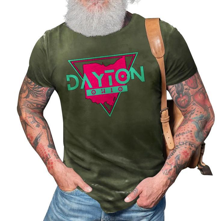 Dayton Ohio Triangle Souvenirs City Lover Gift 3D Print Casual Tshirt
