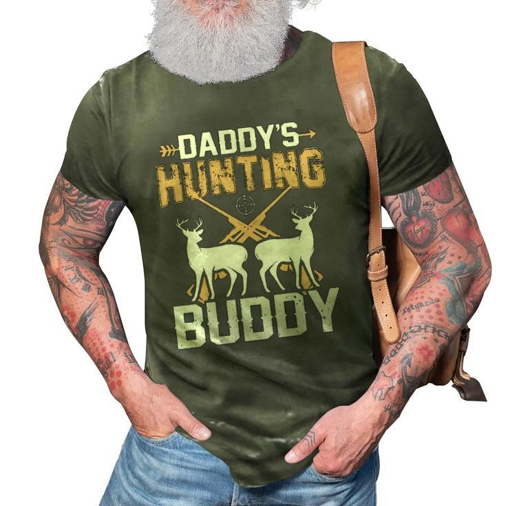 Deer Hunting Daddys Hunting Buddy 3D Print Casual Tshirt