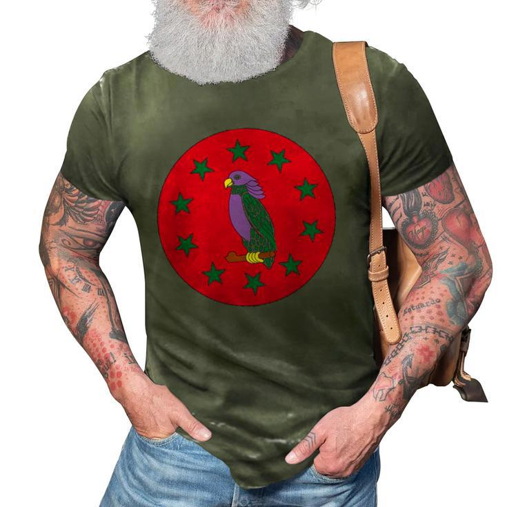 Dominica Flag Sisserou Parrot Gift 3D Print Casual Tshirt