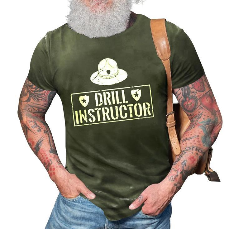 Drill Instructor For Fitness Coach Or Personal Trainer Gift 3D Print Casual Tshirt