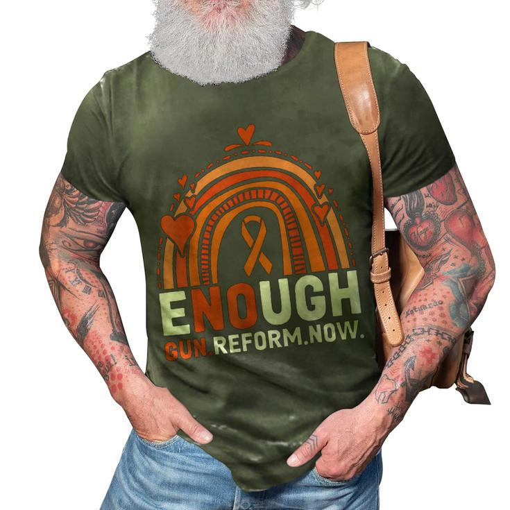 End Gun Violence Wear Orange  V2 3D Print Casual Tshirt