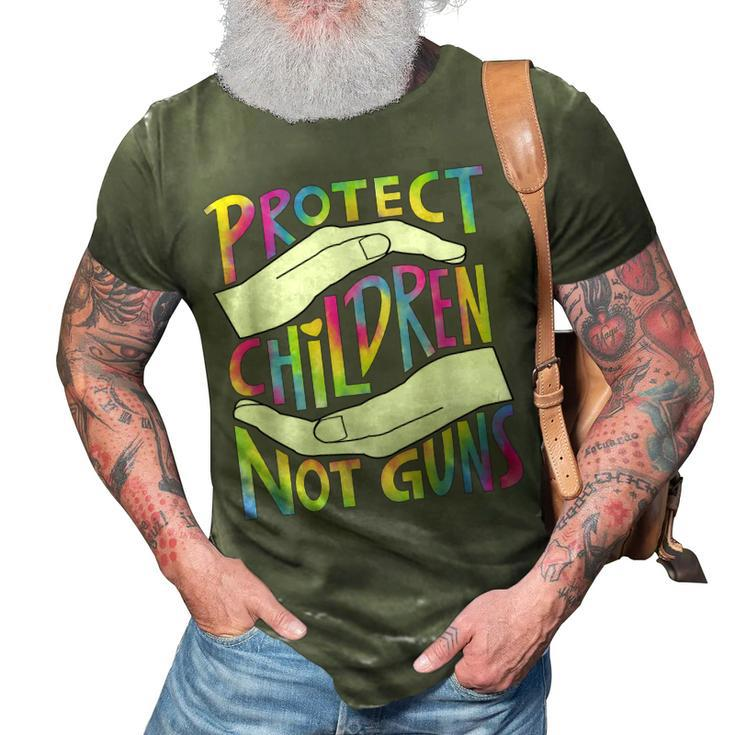 Enough End Gun Violence Stop Gun Protect Children Not Guns  3D Print Casual Tshirt