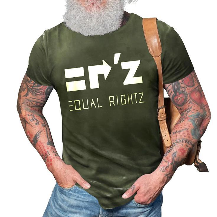 Equal Rightz Equal Rights Amendment 3D Print Casual Tshirt