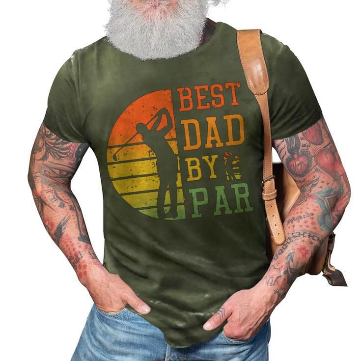 Father Grandpa Best Dad By Paridea For Cool Golfer454 Family Dad 3D Print Casual Tshirt