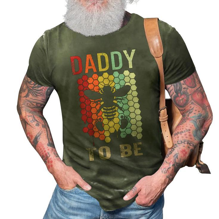 Father Grandpa Daddy To Be Pregnancy Announcement Tee Fathers Day 2 Family Dad 3D Print Casual Tshirt