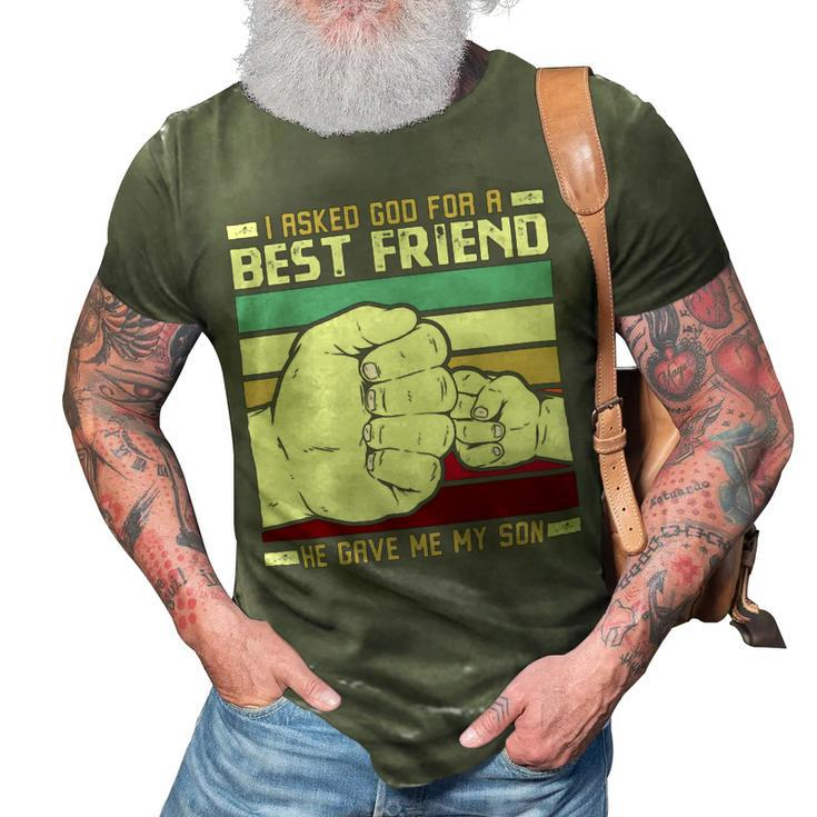 Father Grandpa Father And Son Best Friend For Life Fathers Day 56 Family Dad 3D Print Casual Tshirt