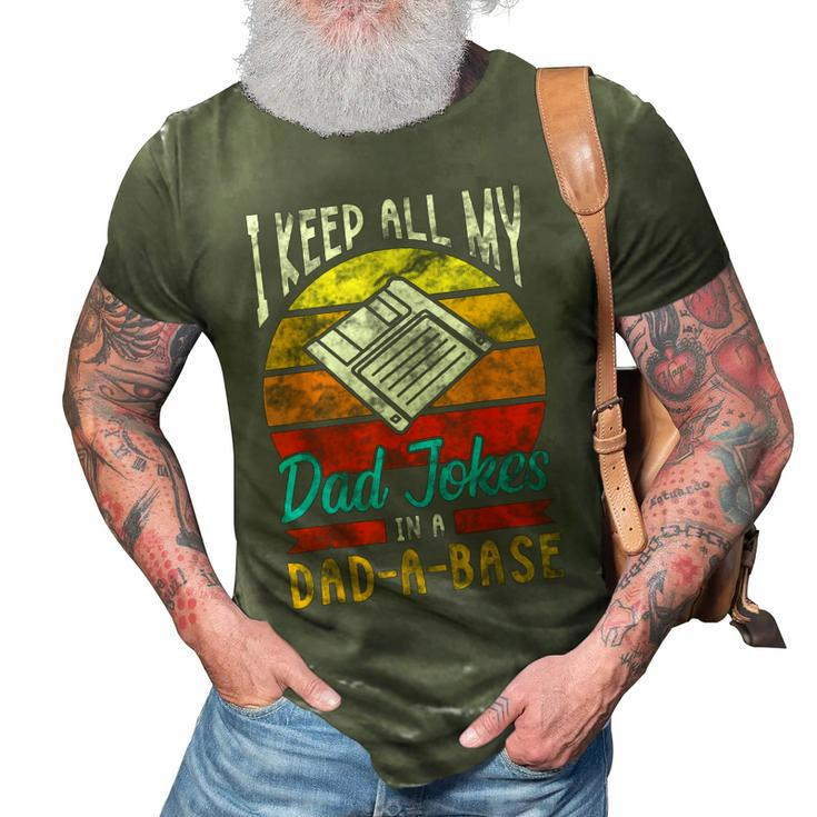 Fathers Day  For Dad Jokes Funny Dad  For Men  3D Print Casual Tshirt