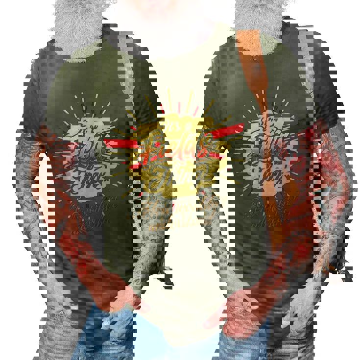 Fields T Shirt Gifts For Fields  3D Print Casual Tshirt