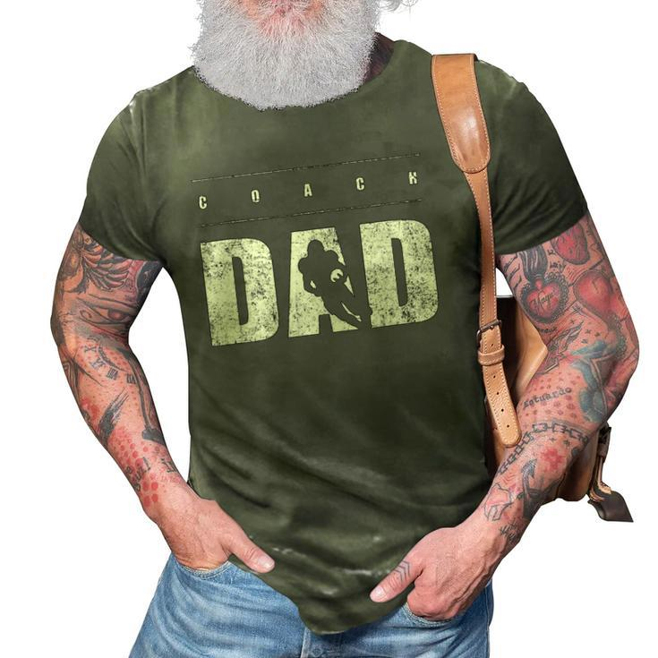 Football Coach Dad Coach Sport Lover 3D Print Casual Tshirt