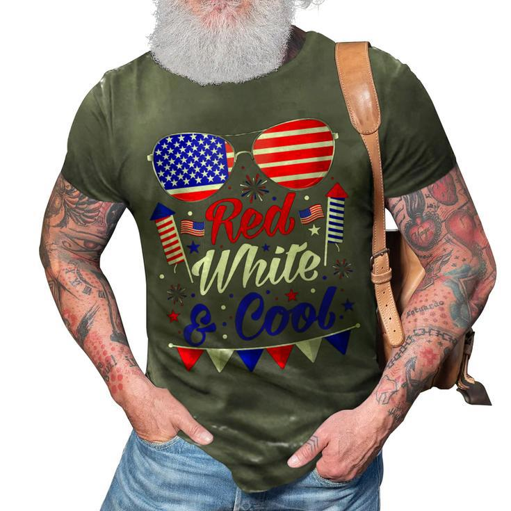 Fourth Of July 4Th July Kids Red White And Blue Patriotic  3D Print Casual Tshirt