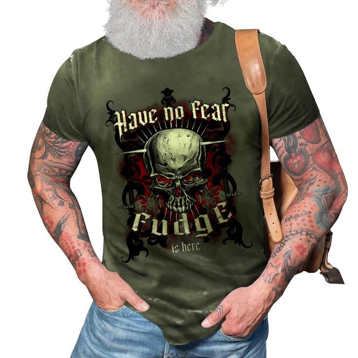 Fudge Name Shirt Fudge Family Name 3D Print Casual Tshirt