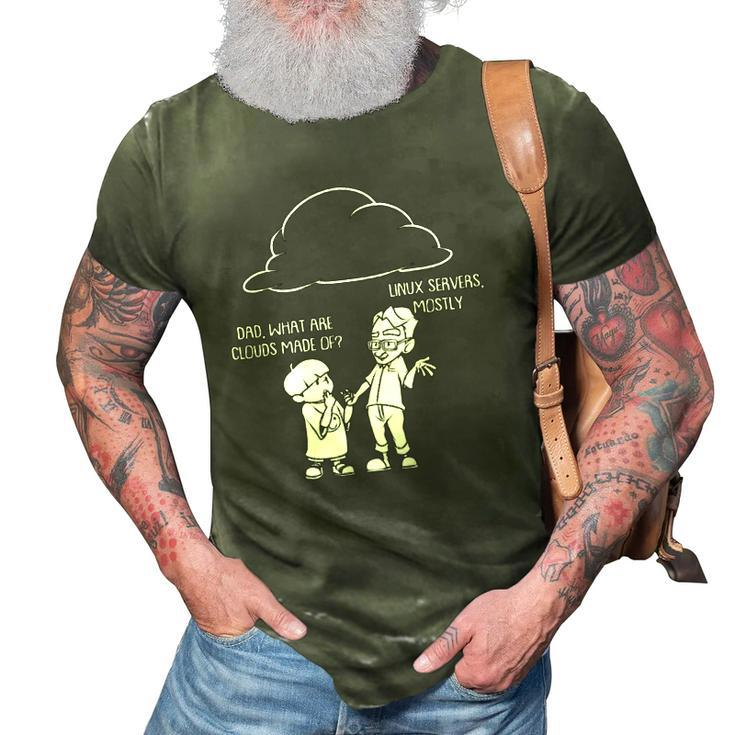 Funny Cloud Gift For Computer Programmers Software Engineers 3D Print Casual Tshirt