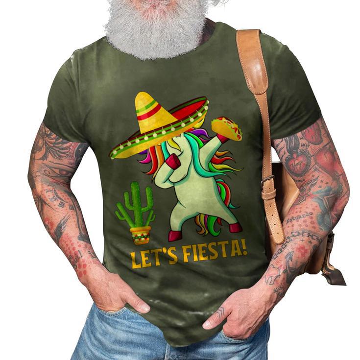 Funny Dabbing Taco Cinco De May Mexican Food V4 3D Print Casual Tshirt