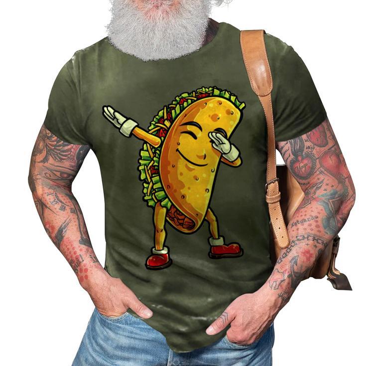 Funny Dabbing Taco Cinco De May Mexican Food V5 3D Print Casual Tshirt