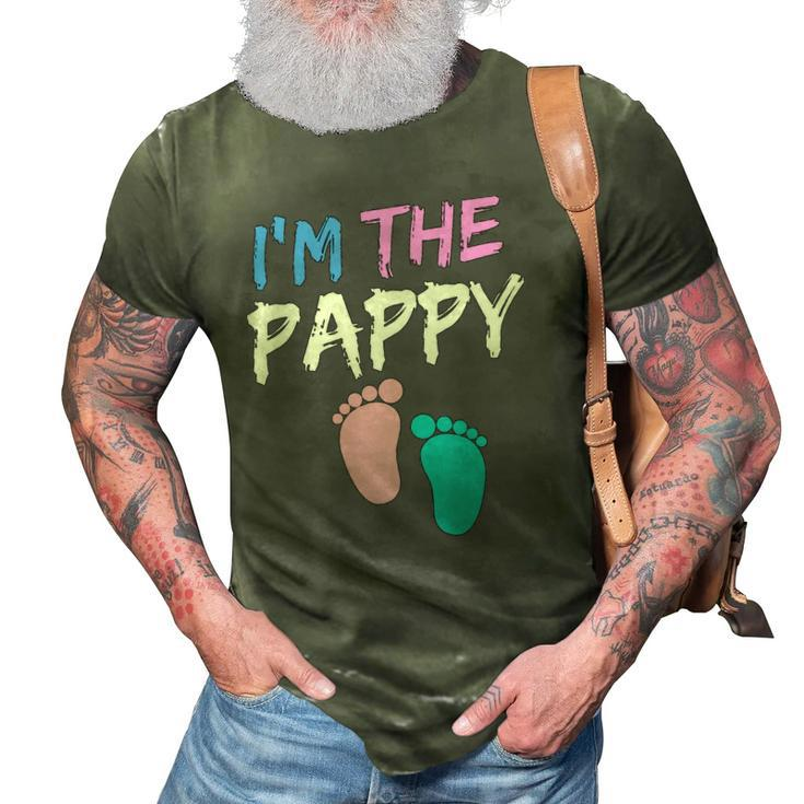 Funny Gender Reveal Clothing For Dad Im The Pappy 3D Print Casual Tshirt