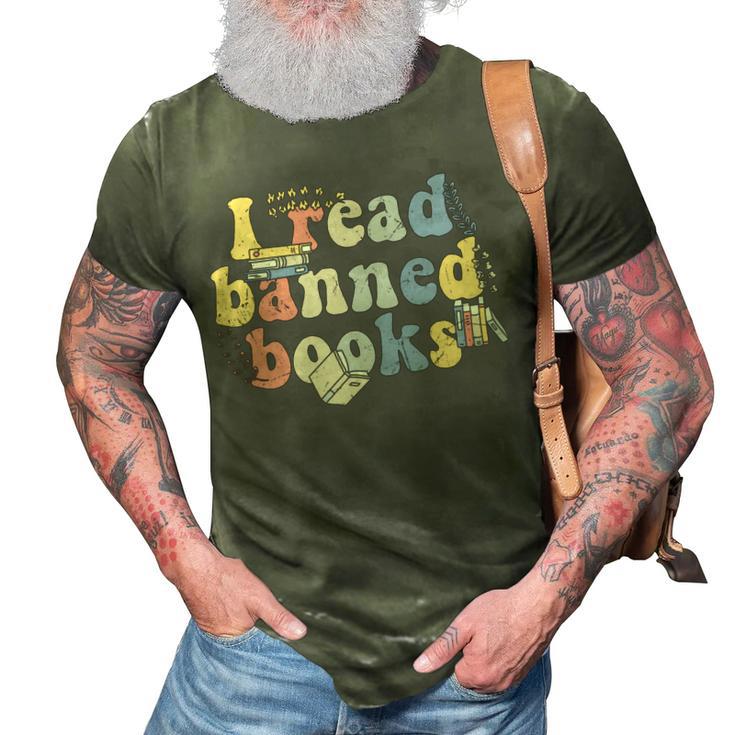 Funny  I Read Banned Books Lovers Books 3D Print Casual Tshirt