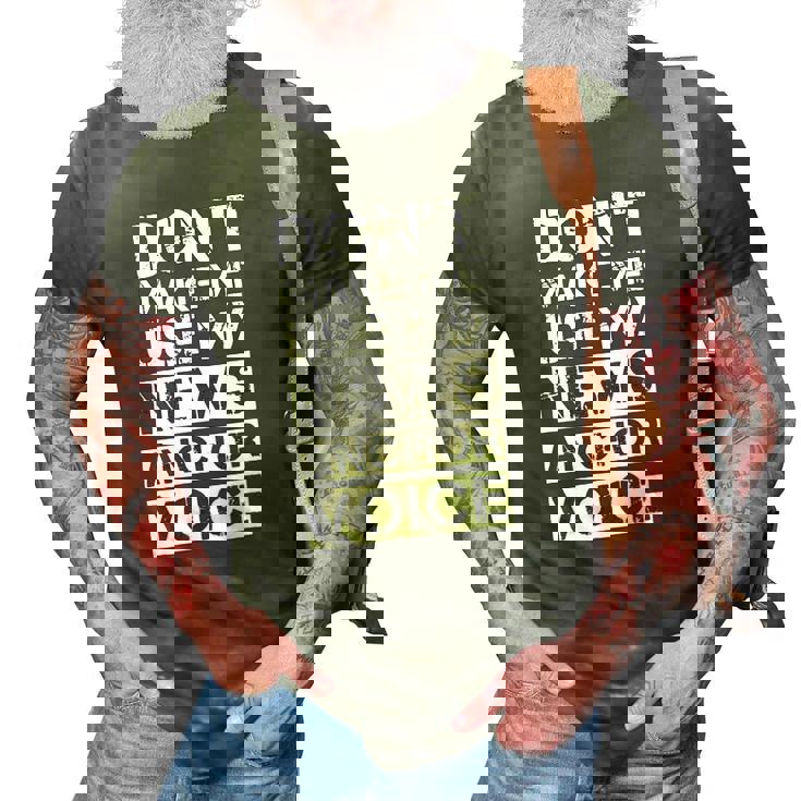 Funny News Anchor Tv Broadcaster Sarcastic 3D Print Casual Tshirt