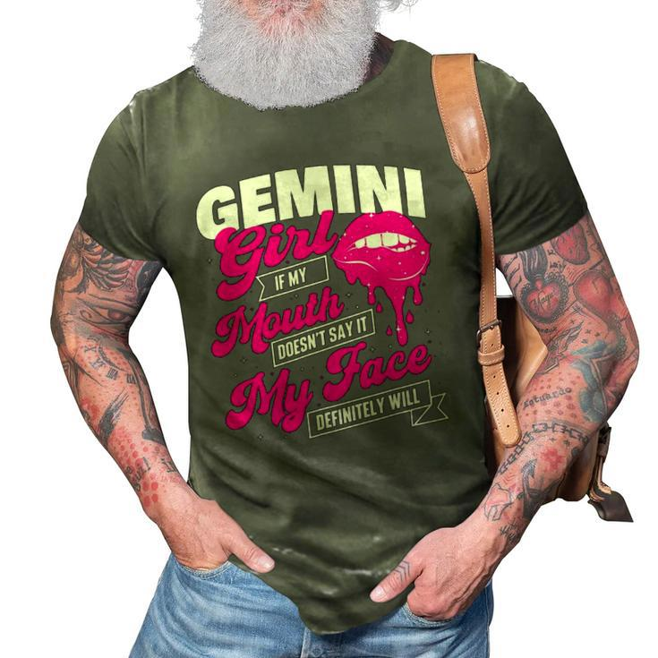 Gemini Girl - Zodiac Sign Astrology Symbol Horoscope Reader 3D Print Casual Tshirt