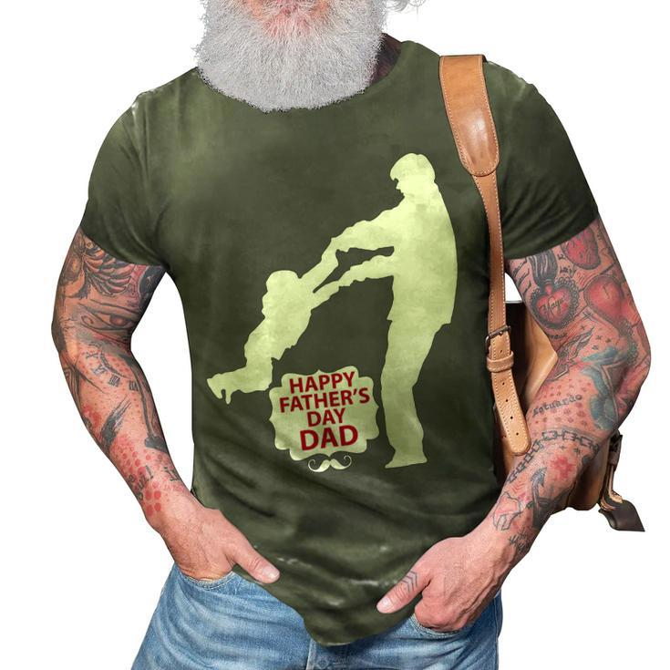Happy Father Day Papa T-Shirt Fathers Day Gift 3D Print Casual Tshirt