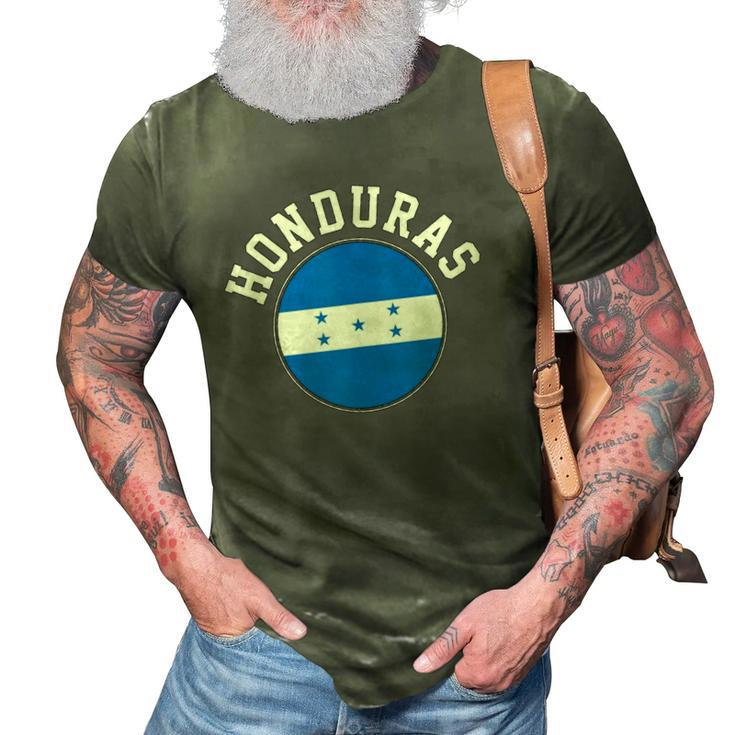 Honduras Honduran Flag Republic Of Honduras  3D Print Casual Tshirt