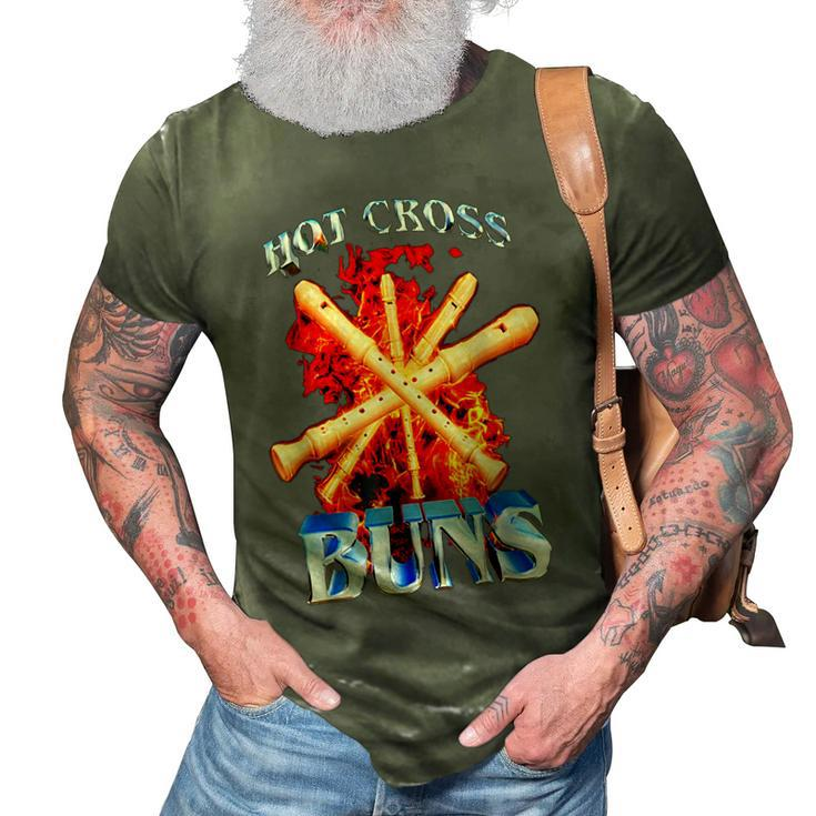 Hot Cross Buns  V2 3D Print Casual Tshirt
