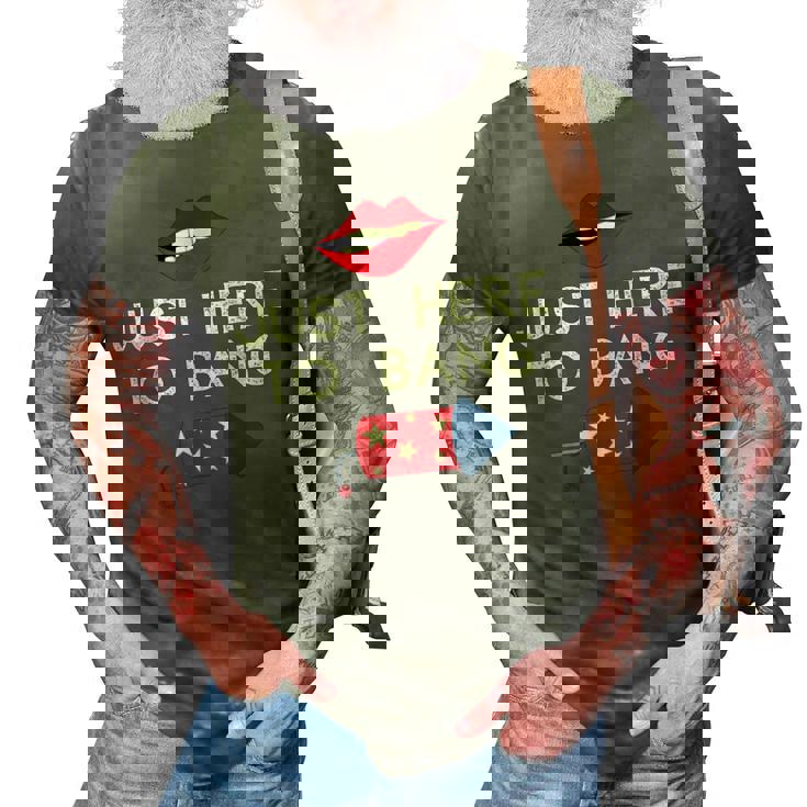 Im Just Here To Bang 4Th Of July Fireworks Fourth Of July  3D Print Casual Tshirt