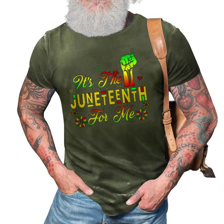 Its The Juneteenth For Me Free-Ish Since 1865 Independence  3D Print Casual Tshirt