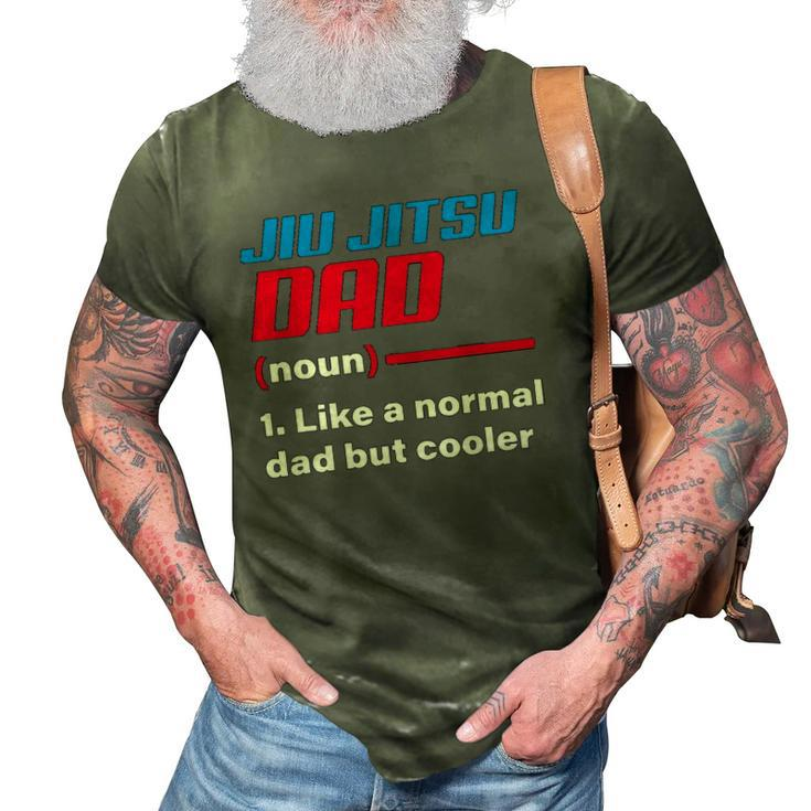 Jiu Jitsu Dad Definition Fathers Day Gift Idea 3D Print Casual Tshirt