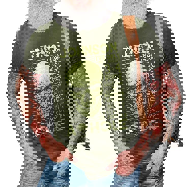 Johnson Name Gift   Johnson Ive Only Met About 3 Or 4 People 3D Print Casual Tshirt