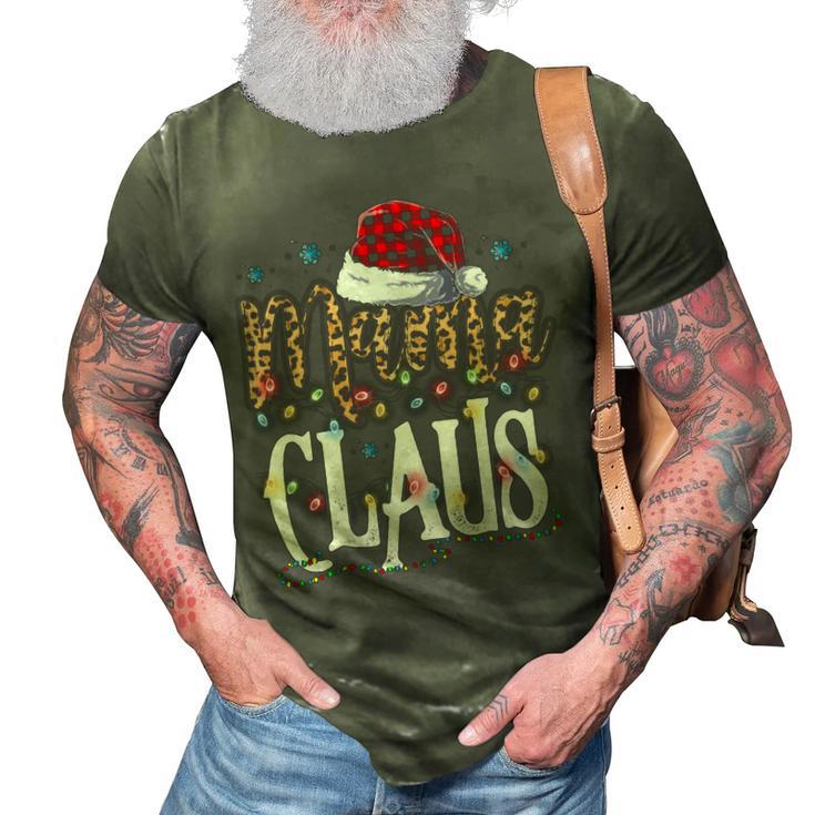 Mama Nana Claus Christmas Pajamas 505 Shirt 3D Print Casual Tshirt