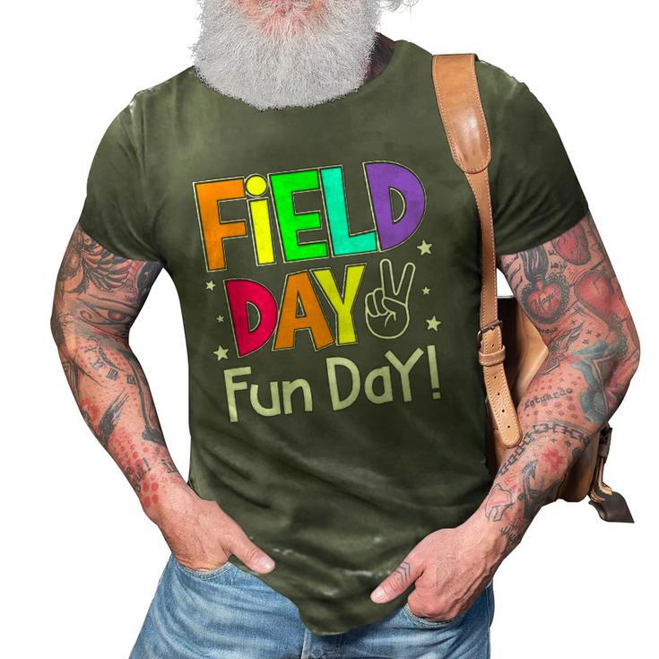 Men Field Trip Fun Day 2022 For Adults Teacher Math Teacher 3D Print Casual Tshirt