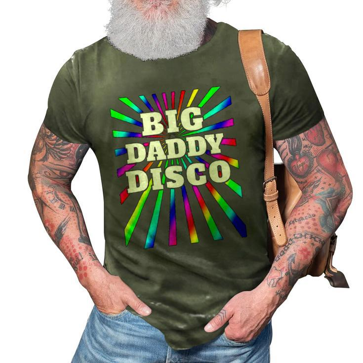 Mens Big Daddy Disco  Disco Party  70S 80S Party 3D Print Casual Tshirt