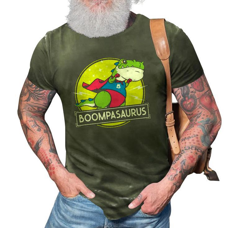 Mens Boompasaurus Boompa Designs From Grandchildren Fathers Day 3D Print Casual Tshirt