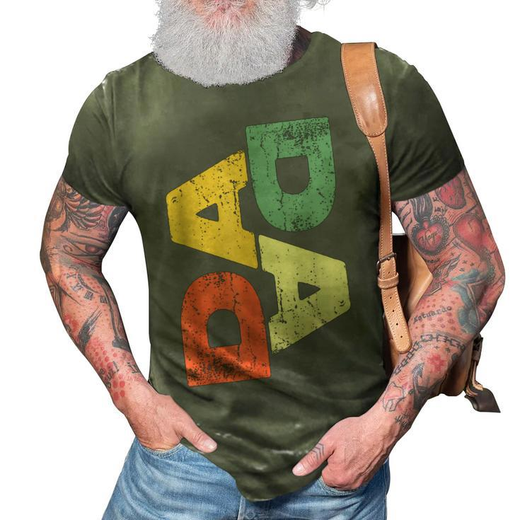 Mens Dada  Fathers Day   3D Print Casual Tshirt
