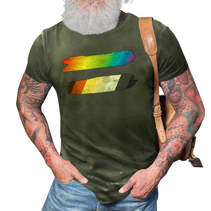 Mens Equal Sign Equality Lgbtq Gay Bear Flag Gay Pride Men 3D Print Casual Tshirt