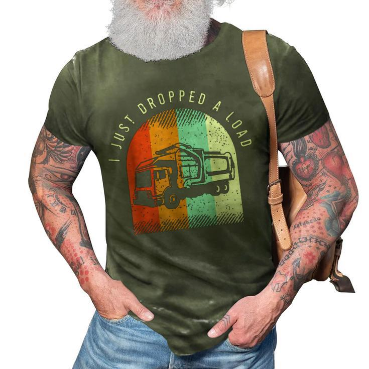Mens Recycling Truck Driver Saying For A Driver Of Garbage Truck  V3 3D Print Casual Tshirt