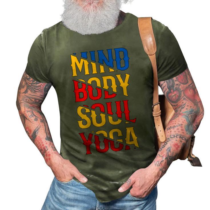 Mind Body Soul Yoga  114 Trending Shirt 3D Print Casual Tshirt