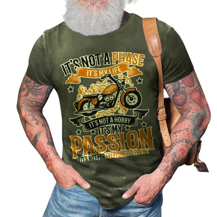 Motorcycle Passion Biker Cute Dreaming 488 Shirt 3D Print Casual Tshirt