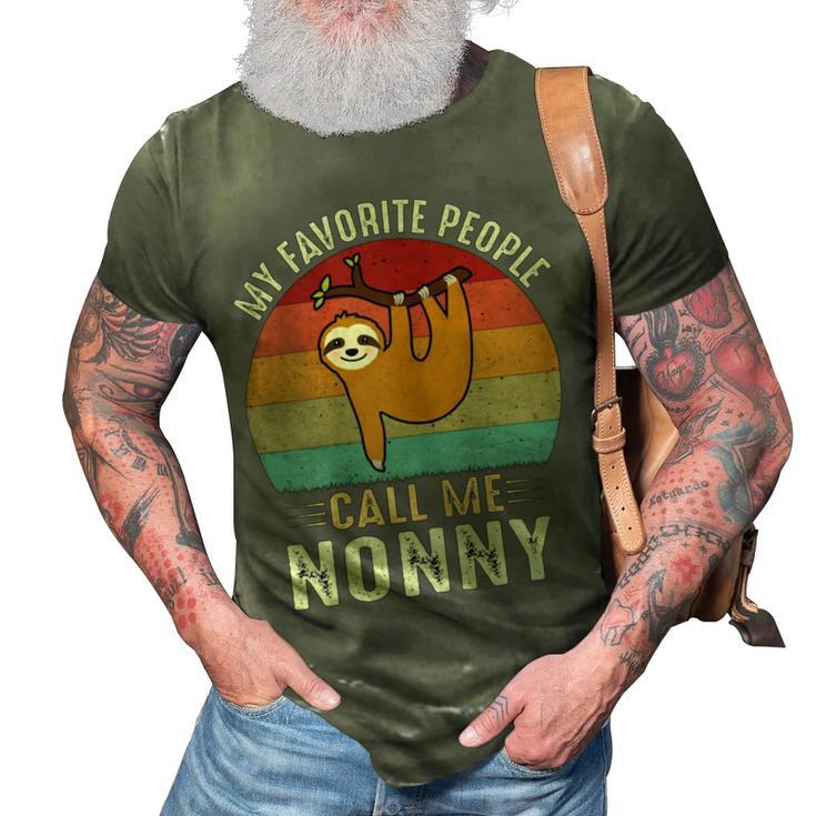 My Favorite People Call Me Nonny  302 Trending Shirt 3D Print Casual Tshirt