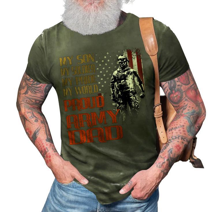 My Son Is A Soldier Hero Proud Army 708 Shirt 3D Print Casual Tshirt