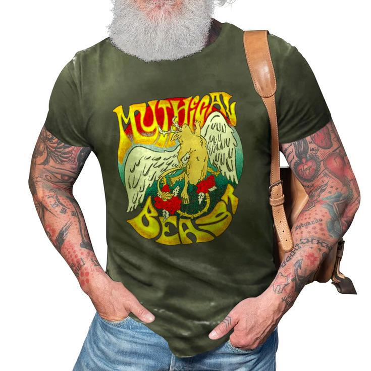 Mythical Beast Classic Rock Lover 3D Print Casual Tshirt